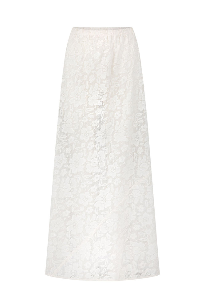 Free Love Lace Bias Skirt