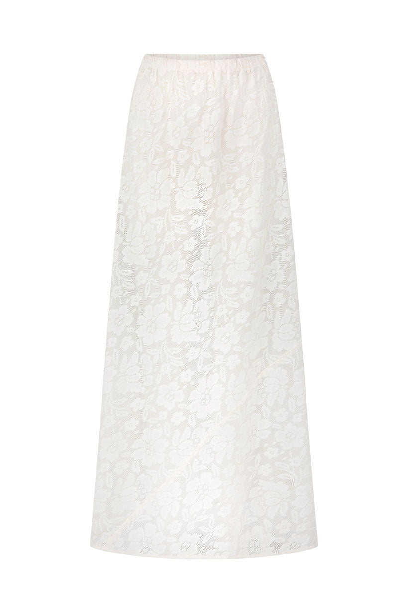 Free Love Lace Bias Skirt