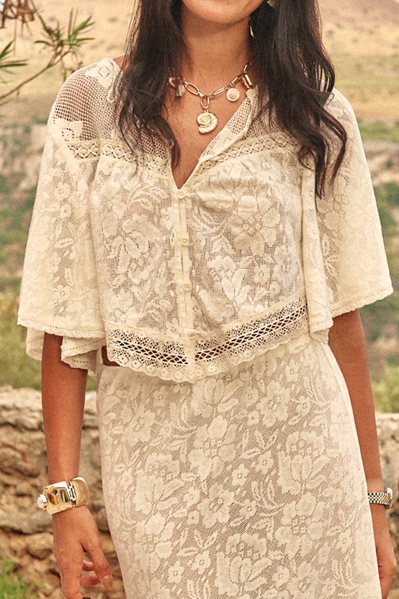 Free Love Lace Crop