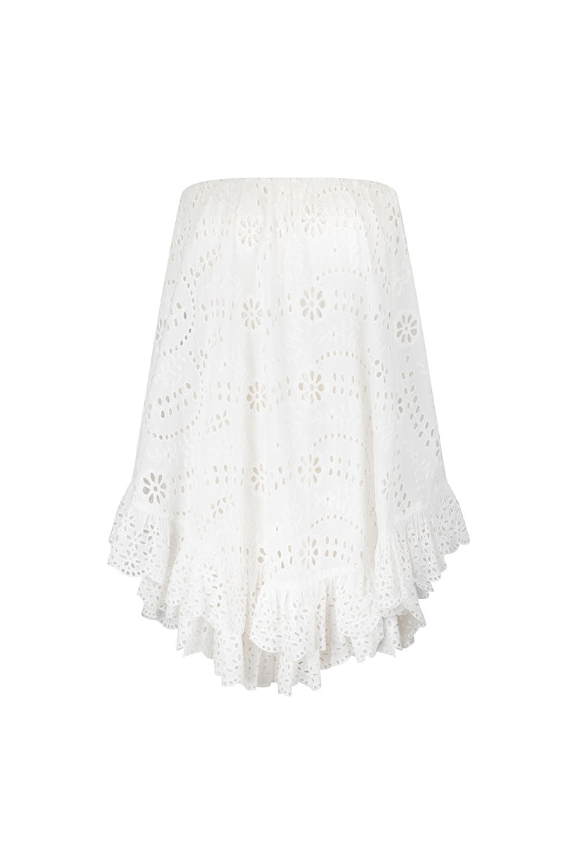 Yaya Lace Scarf Mini Dress