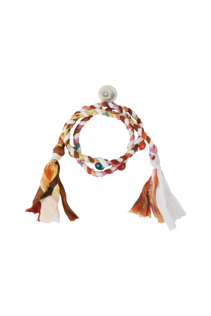 Venus Rising Fabric Charm Necklace