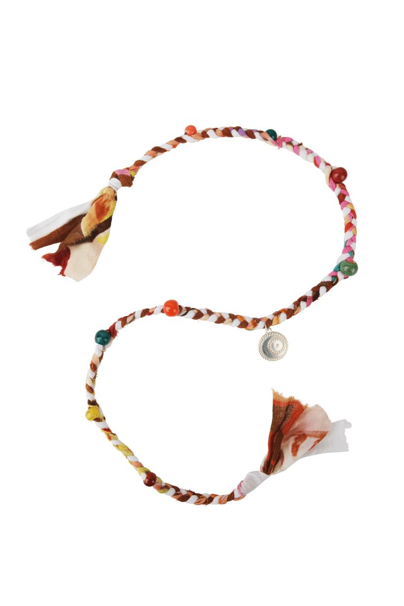 Venus Rising Fabric Charm Necklace
