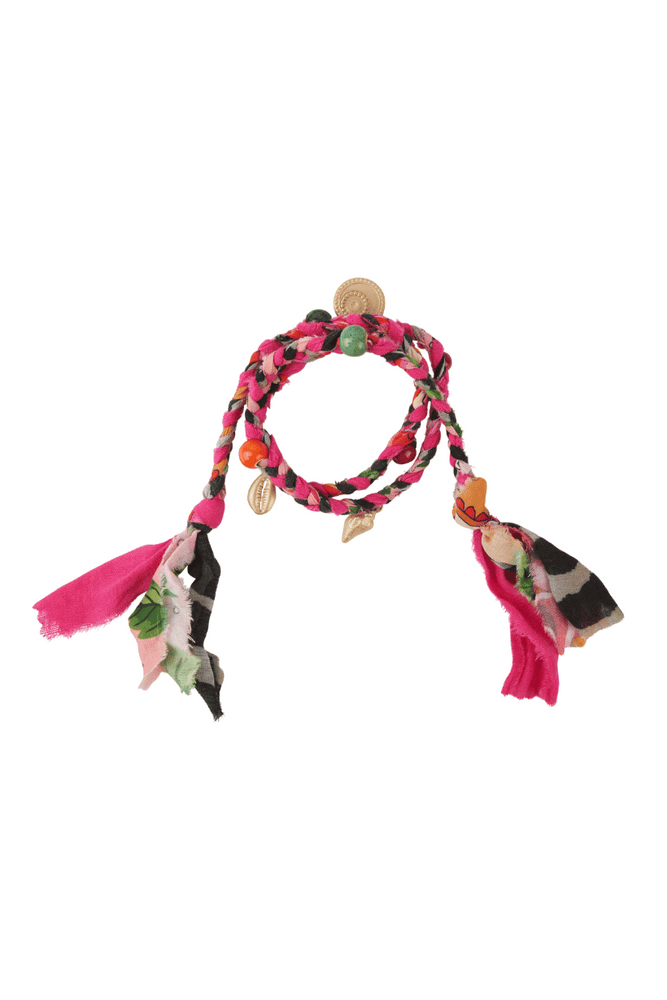 Venus Rising Fabric Charm Necklace