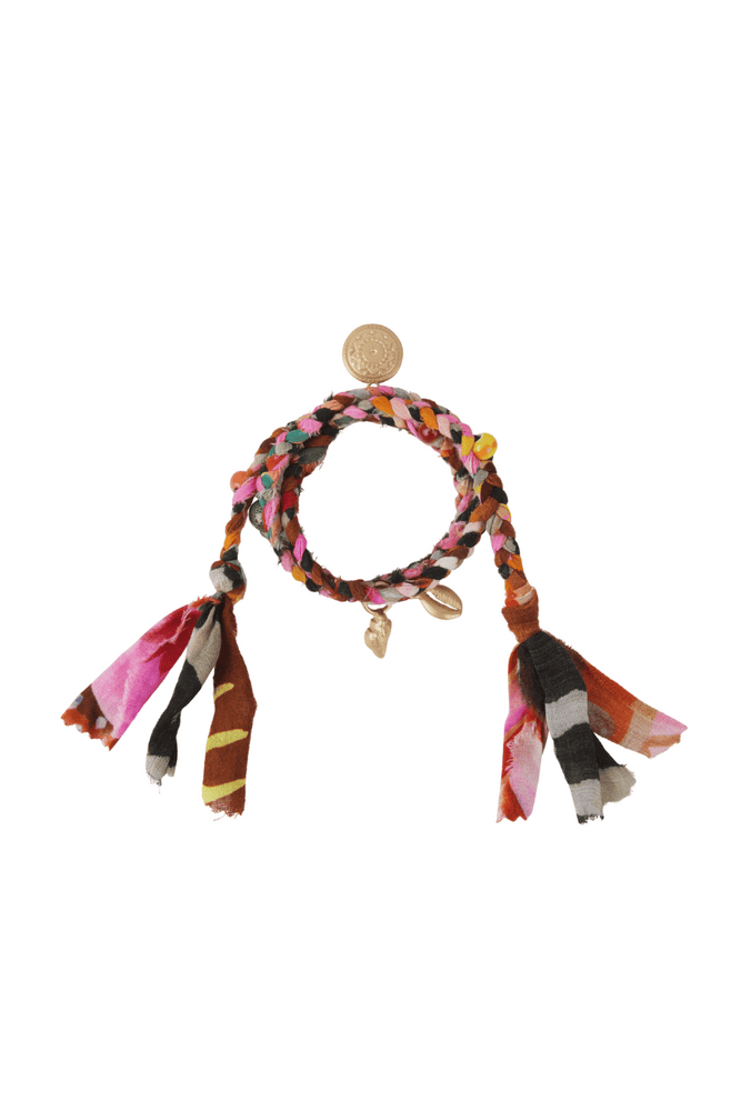 Venus Rising Fabric Charm Necklace